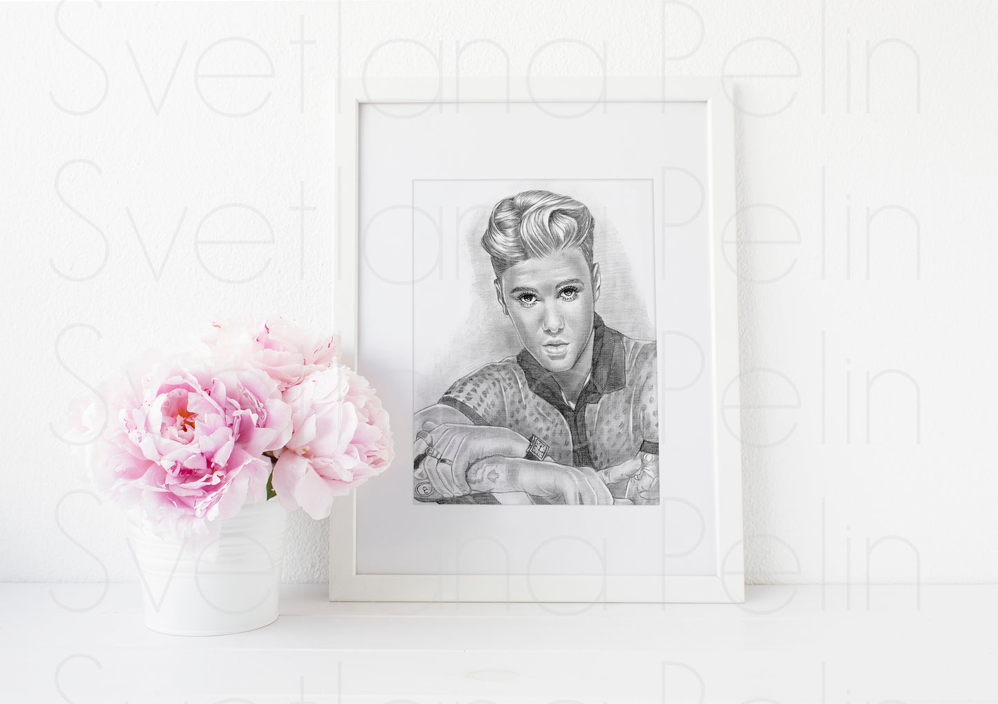 Justin Bieber, ART PRINT Signed by Artist