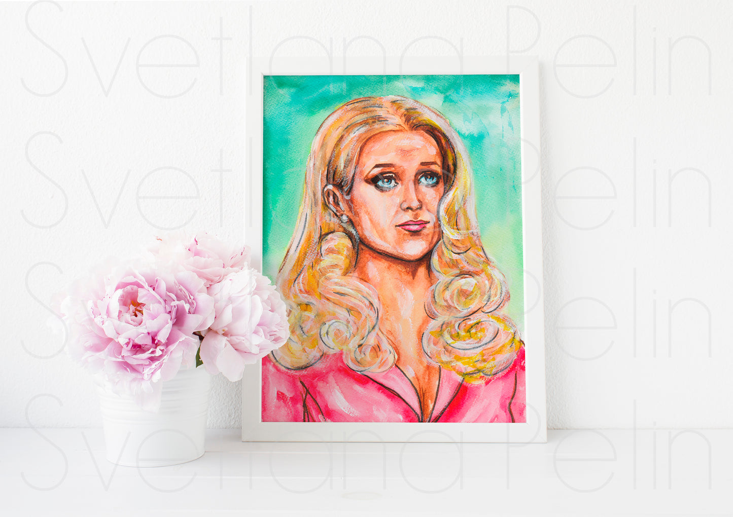Reese Witherspoon, Elle Woods, Legally Blonde, ART PRINT Signed by Artist