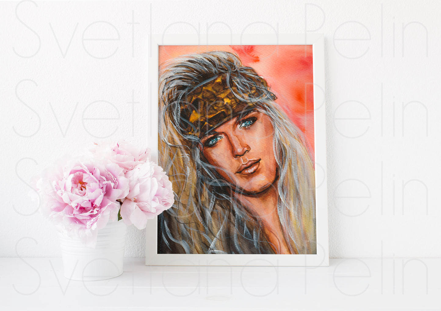 Poison, Bret Michaels, ART PRINT Signed by Artist