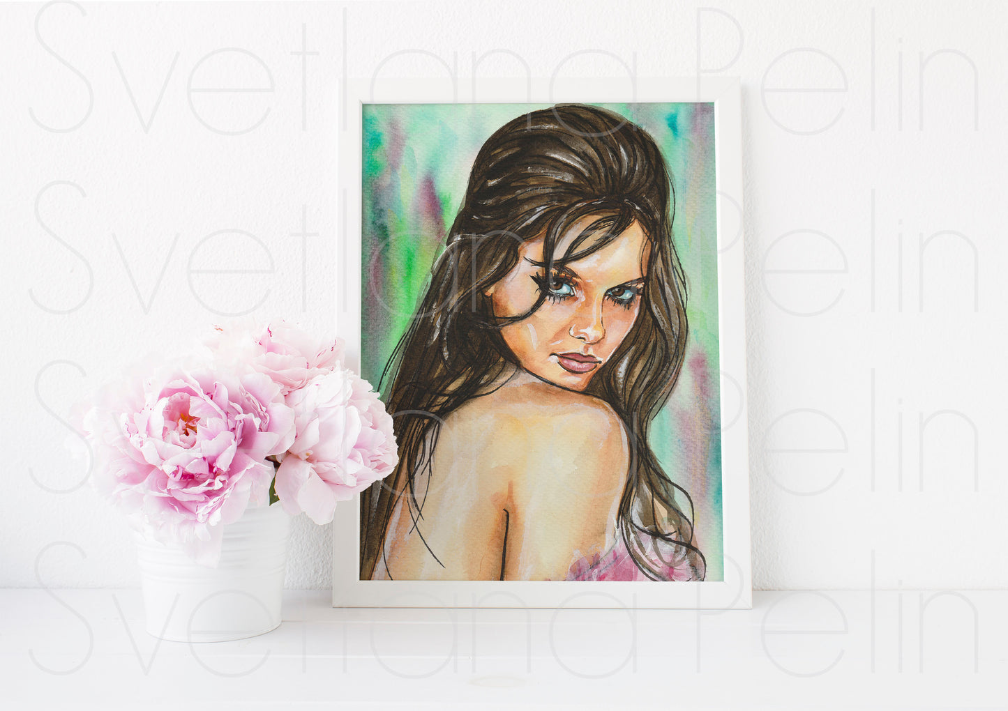 Claudia Cardinale, ART PRINT Signed by Artist