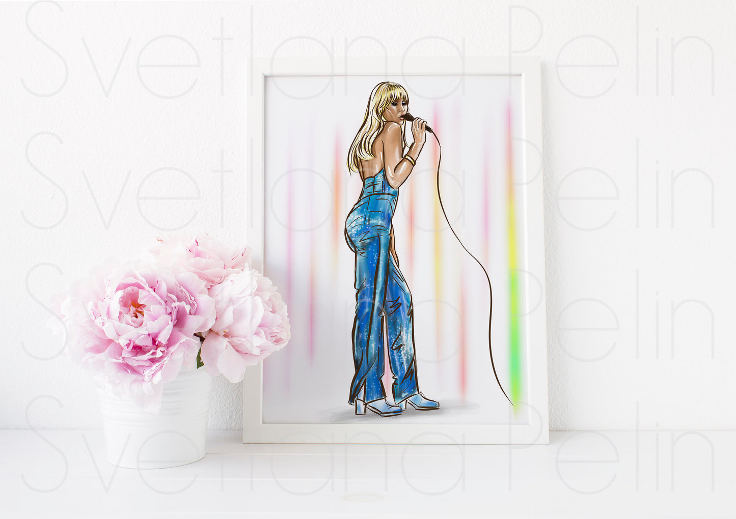 Agnetha AF, ART PRINT Signed by Artist