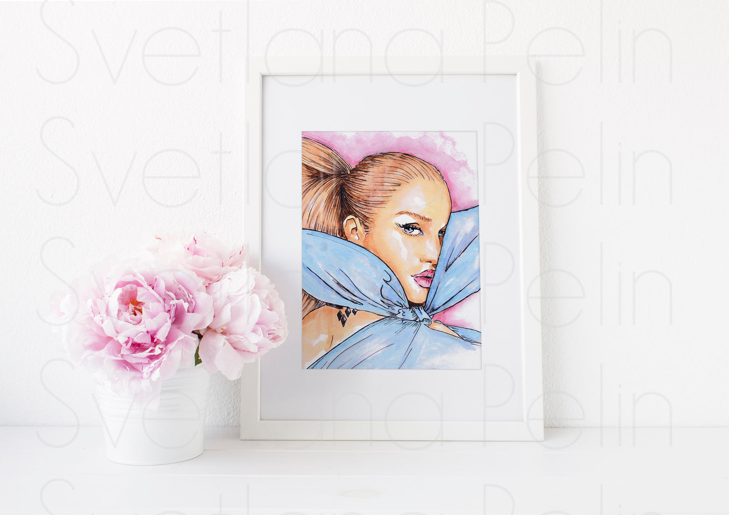 Rosie Huntington-Whiteley, ART PRINT Signed by Artist