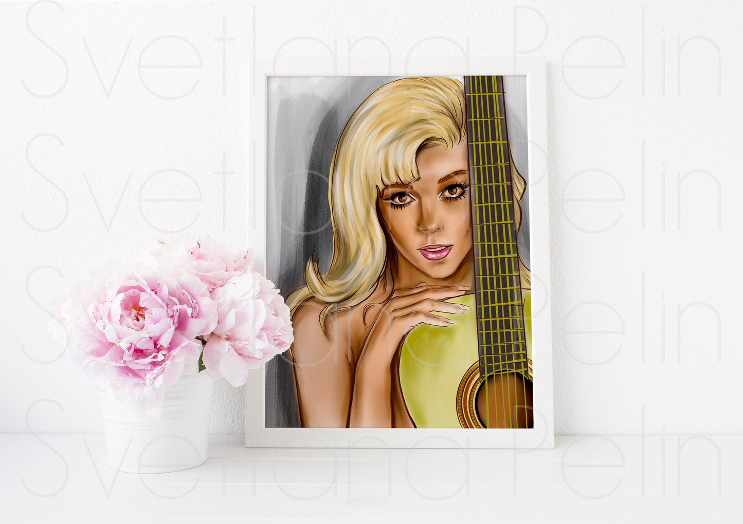 Nancy Sinatra, ART PRINT Signed by Artist