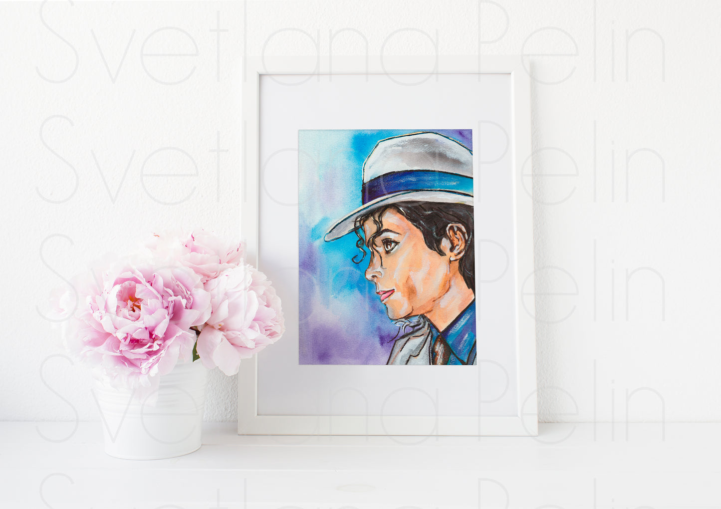 Michael Jackson, MJ, ART PRINT Signed by Artist