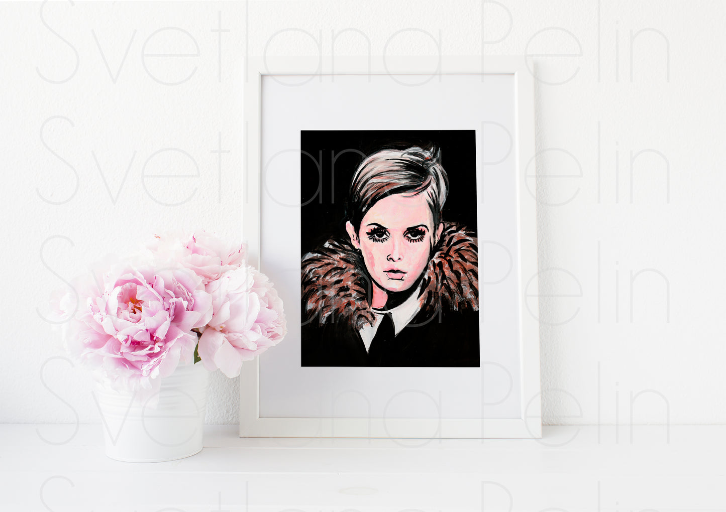 Twiggy, ART PRINT Signed by Artist