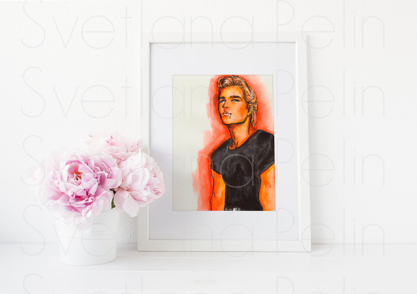 Patrick Swayze, Dirty Dancing, ART PRINT Signed by Artist