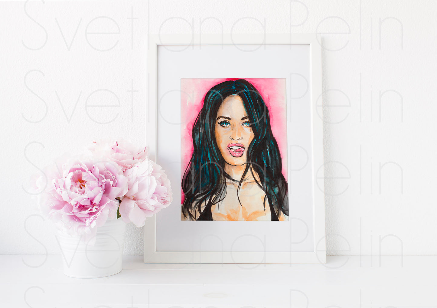 Megan Fox, ART PRINT Signed by Artist