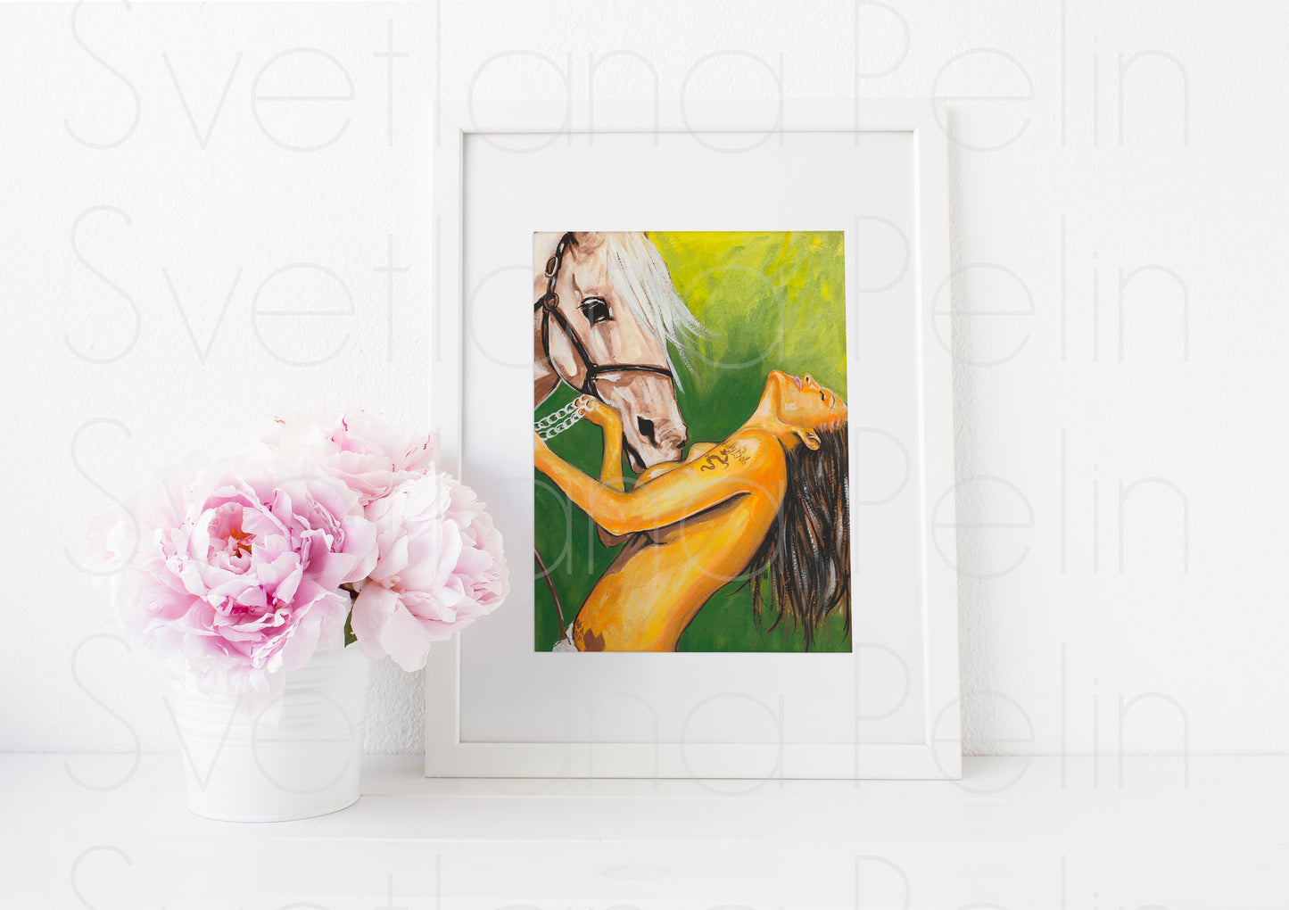 Angelina Jolie, ART PRINT Signed by Artist