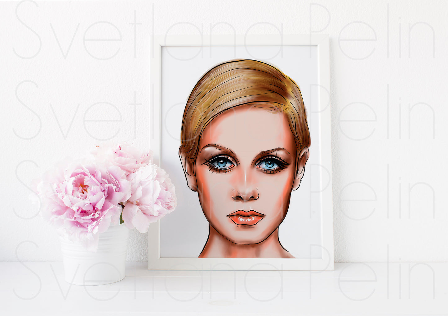 Twiggy, ART PRINT Signed by Artist