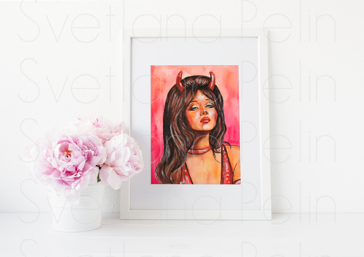 Shannen Doherty, Beverly Hills, ART PRINT Signed by Artist