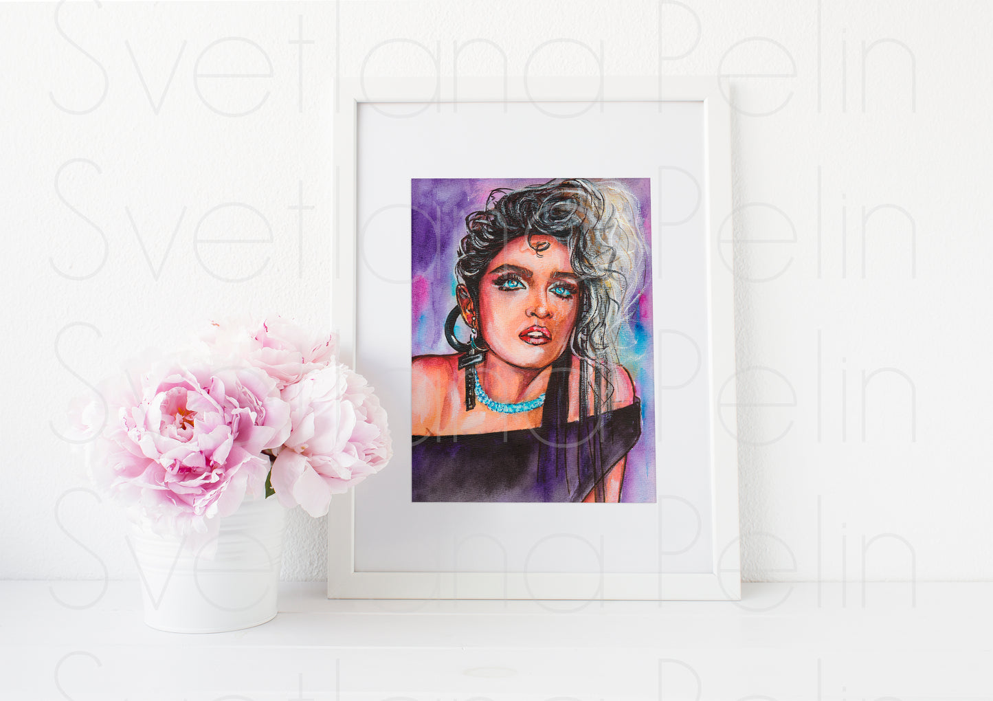 Madonna, ART PRINT Signed by Artist