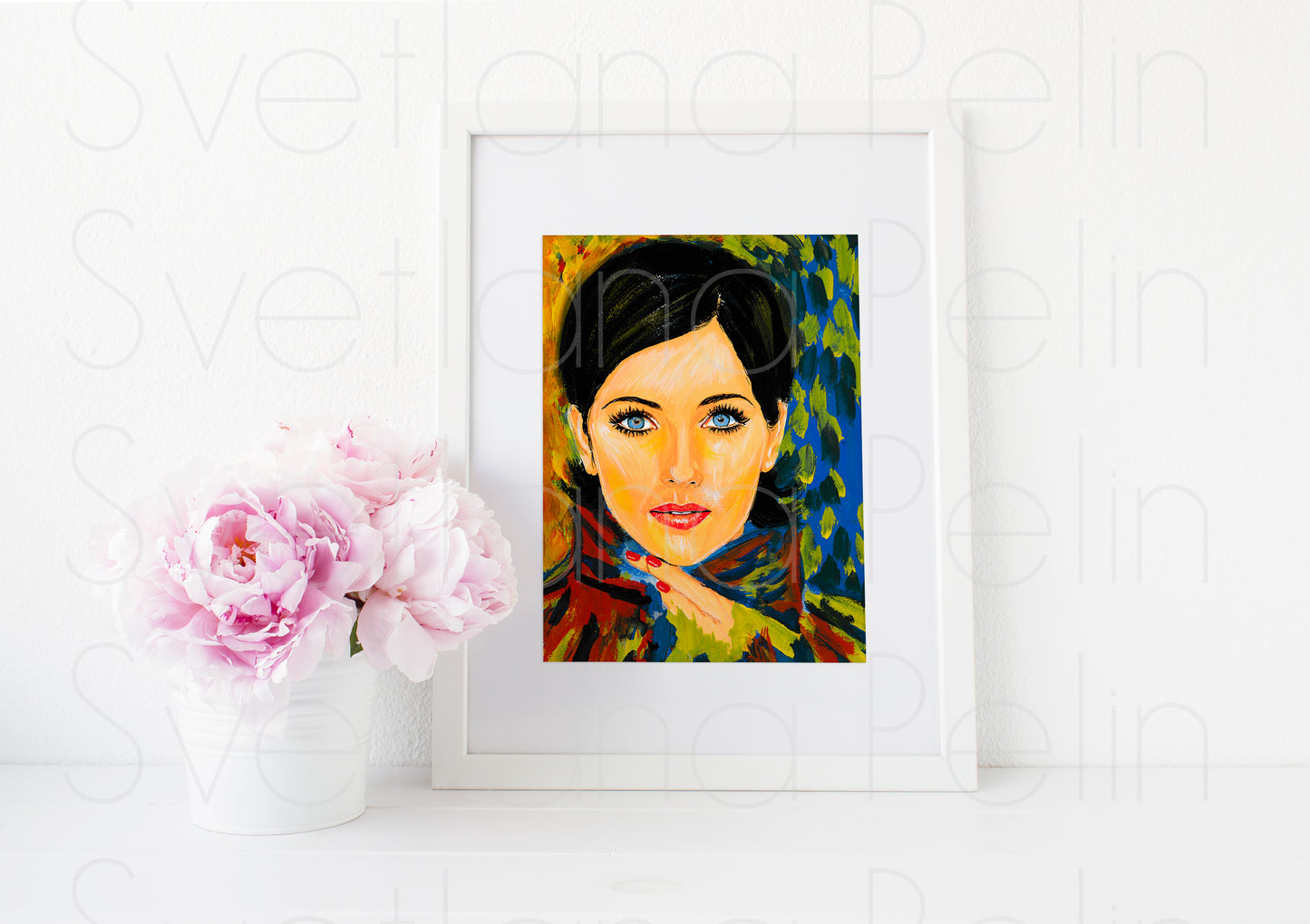 Isabella Rossellini, ART PRINT Signed by Artist
