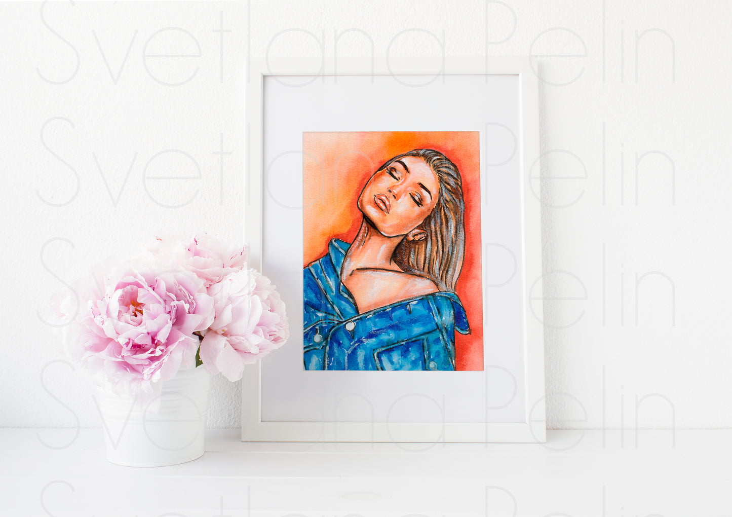 Gigi Hadid, ART PRINT Signed by Artist