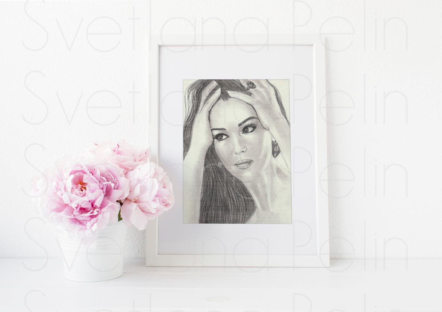 Monica Bellucci, ART PRINT Signed by Artist