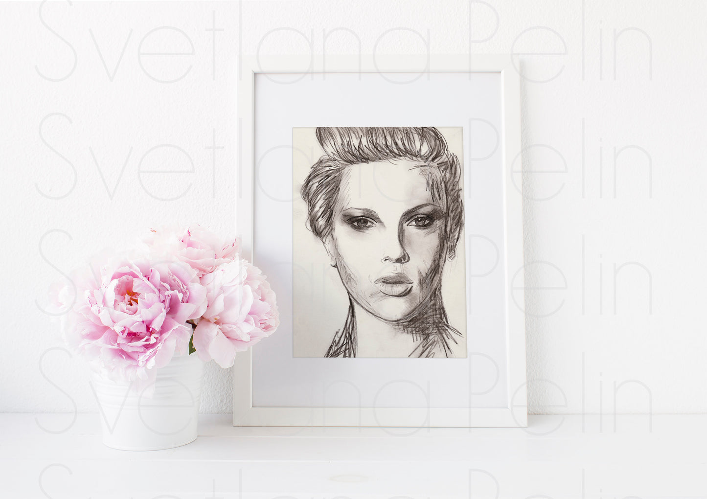 Scarlett Johansson, ART PRINT Signed by Artist