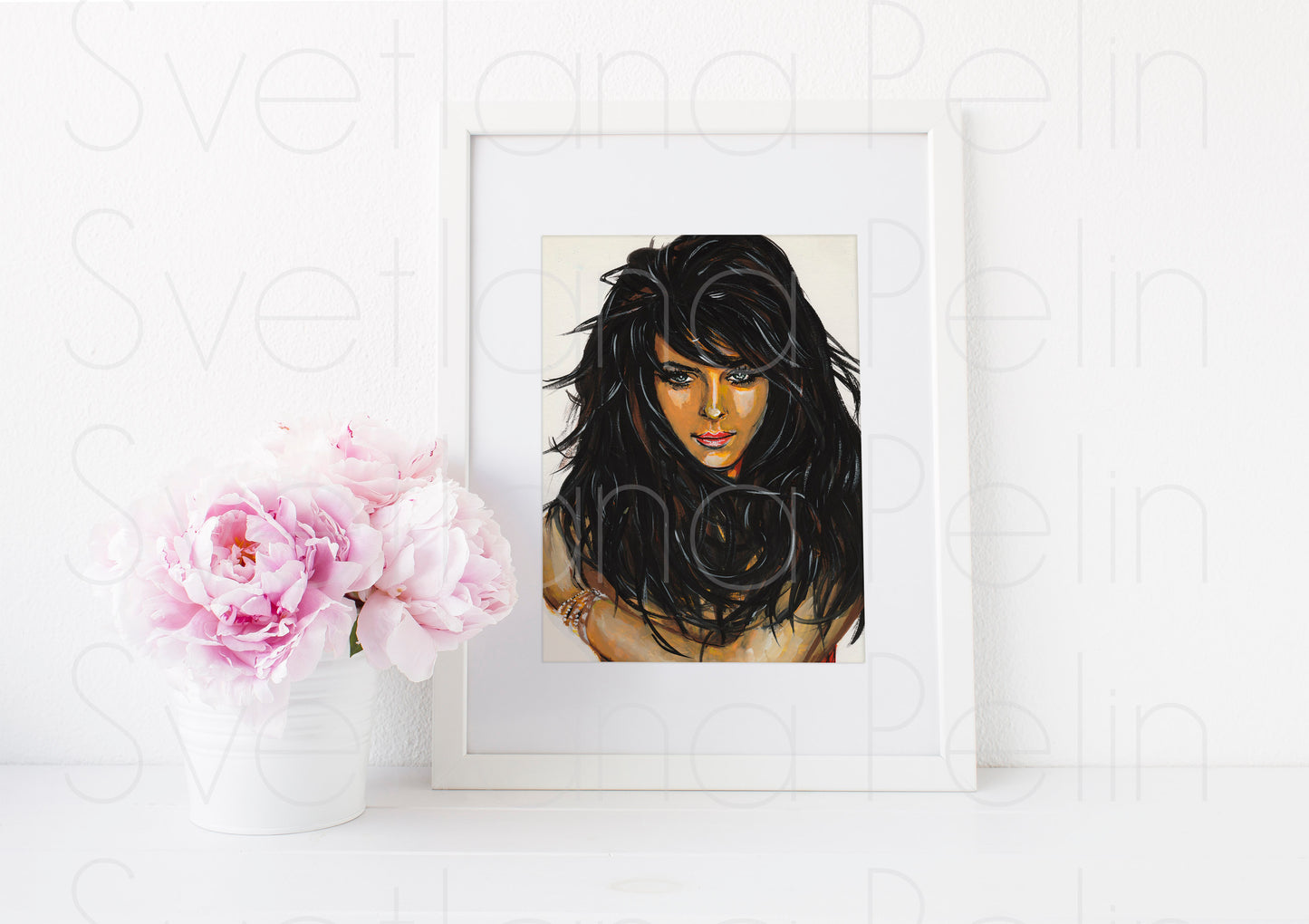 Lindsay Lohan, ART PRINT Signed by Artist