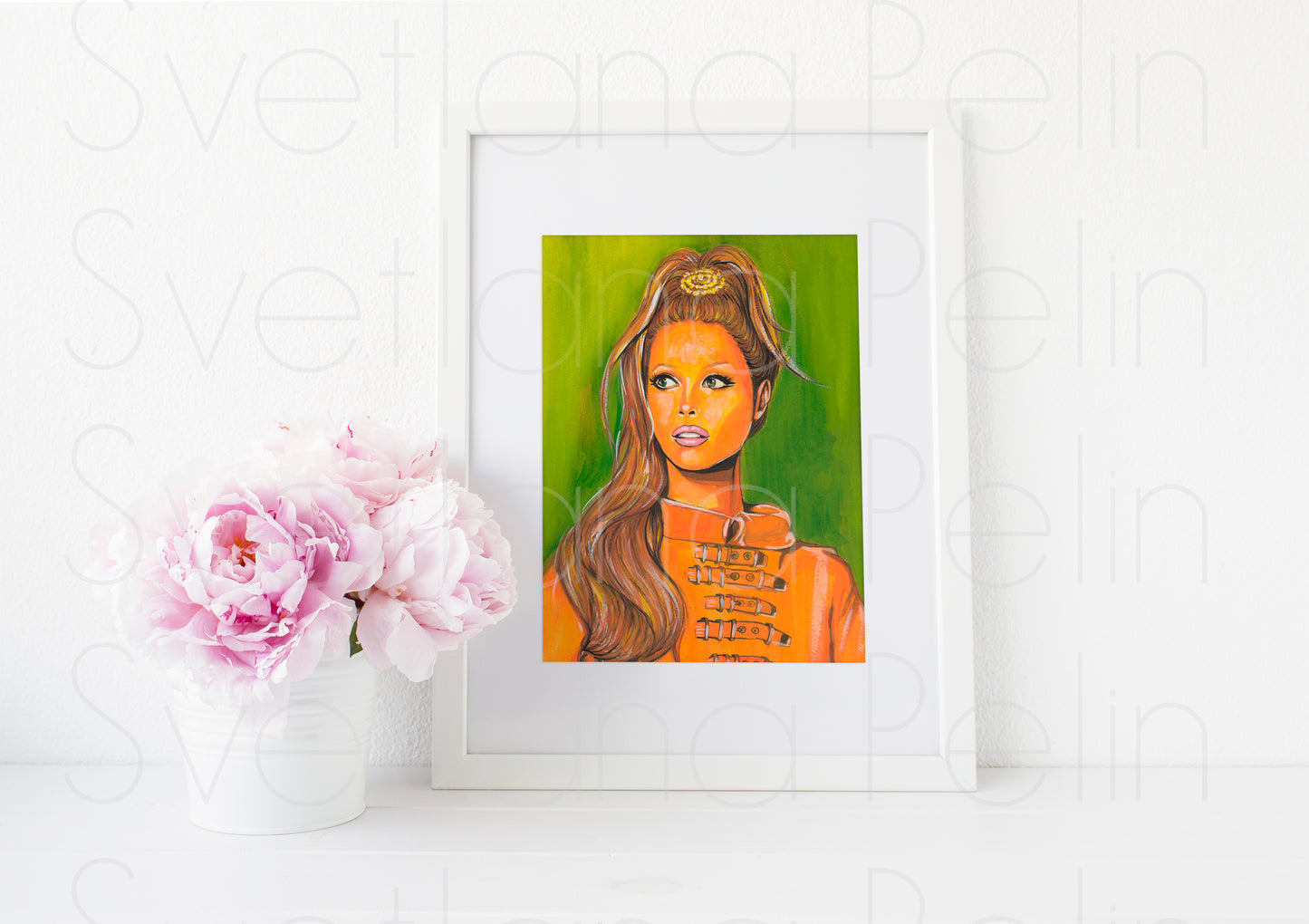 Christy Turlington, ART PRINT Signed by Artist
