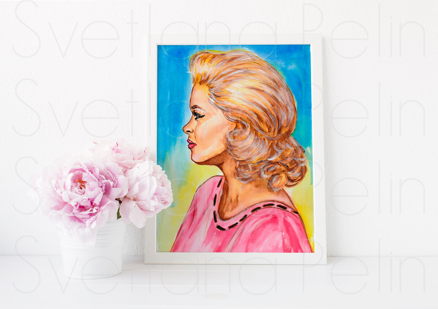 Jayne Mansfield, ART PRINT Signed by Artist