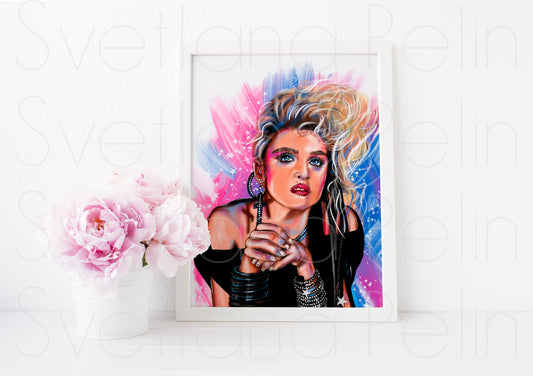 Madonna, ART PRINT Signed by Artist