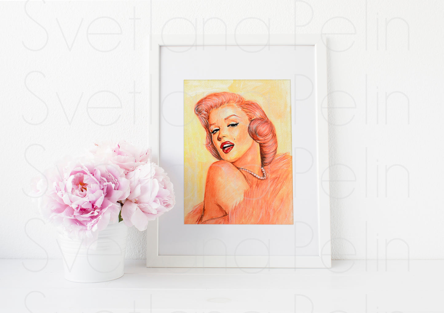 Marilyn Monroe, Gene Trindl, ART PRINT Signed by Artist