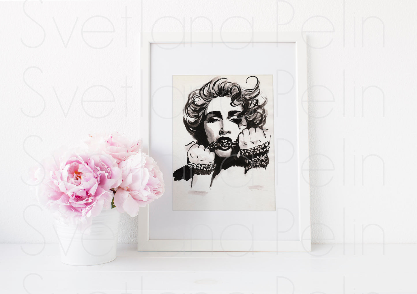 Madonna, ART PRINT Signed by Artist