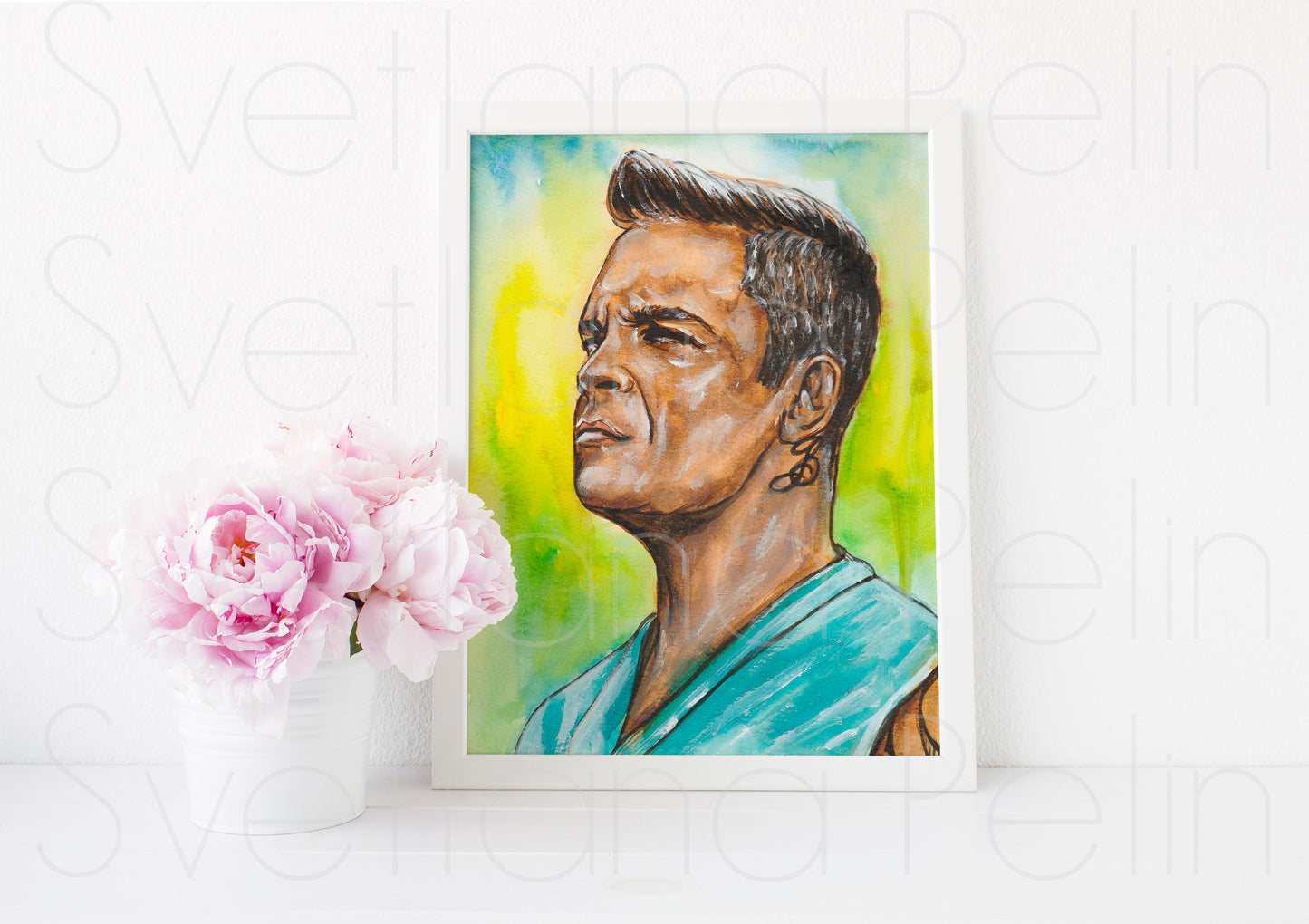 Robbie Williams, ART PRINT Signed by Artist
