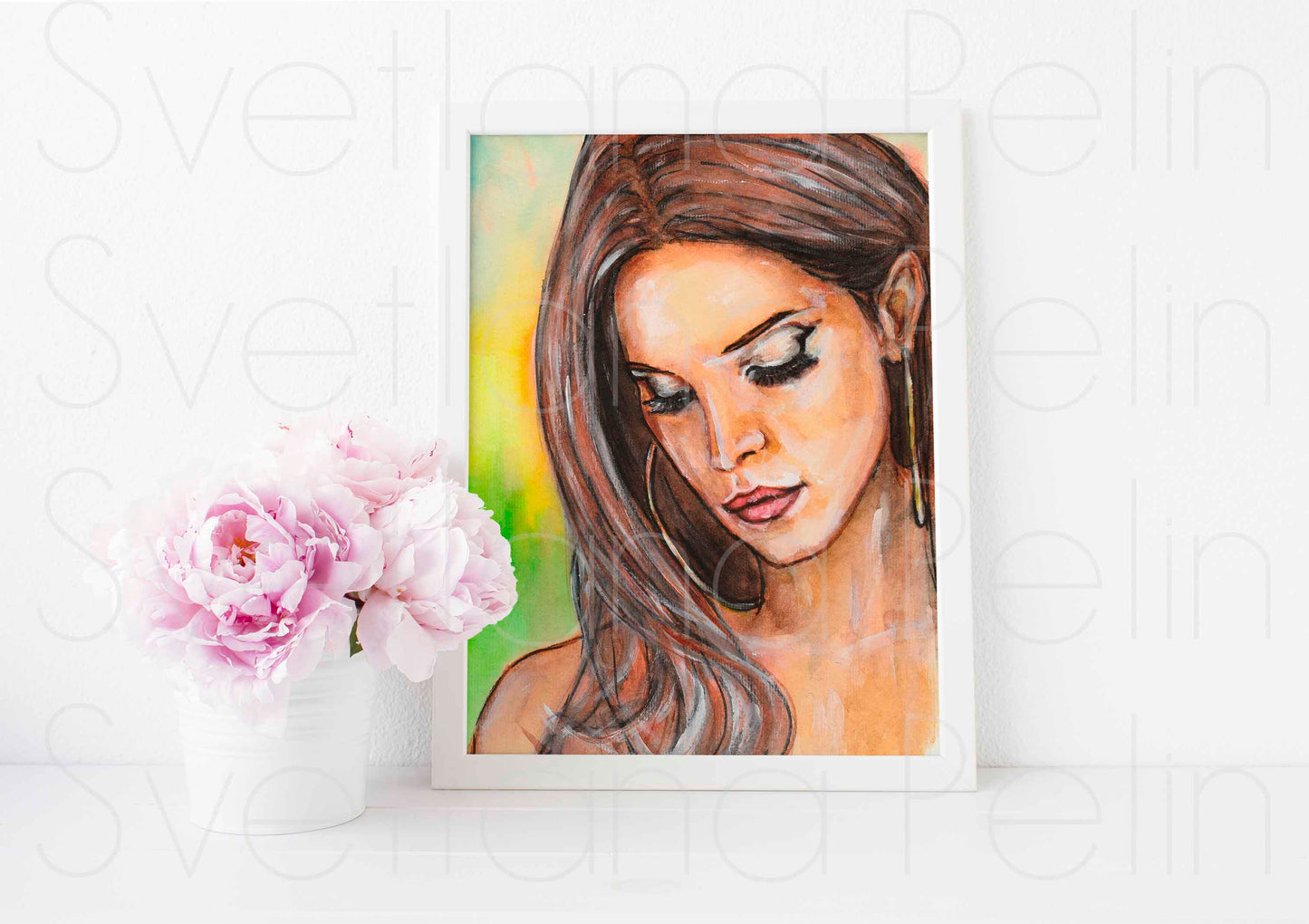 Lana Del Rey, LD, ART PRINT Signed by Artist