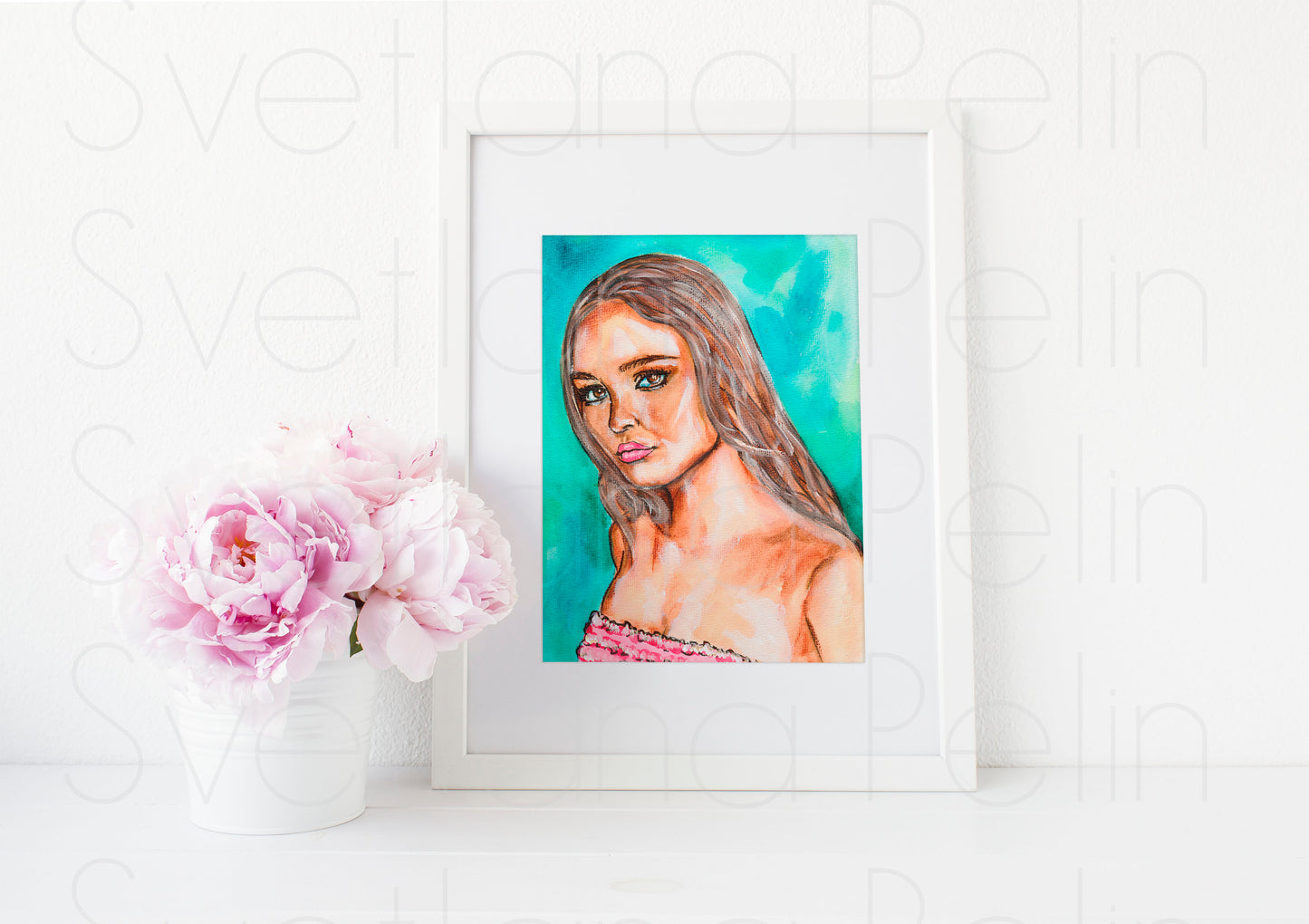 Lily-Rose Depp, ART PRINT Signed by Artist