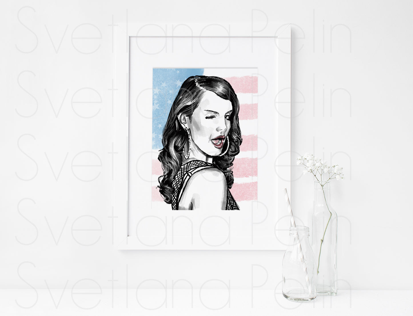 Lana Del Rey, LD, ART PRINT Signed by Artist