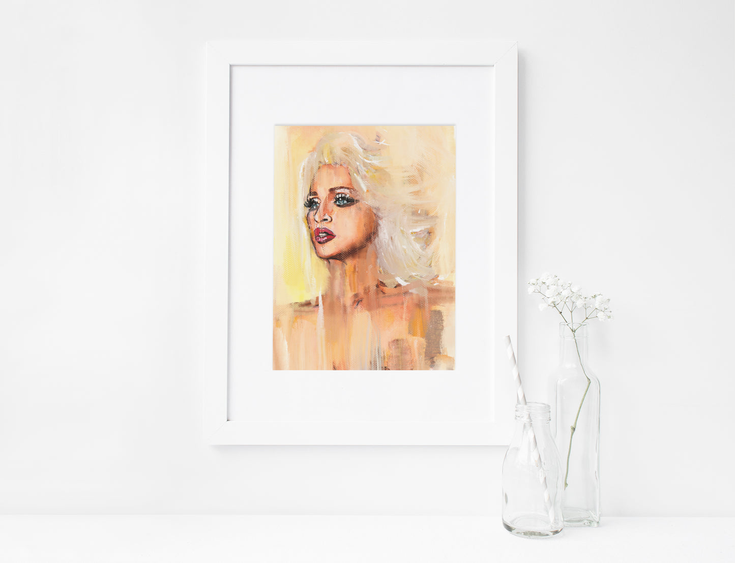 Madonna, ART PRINT Signed by Artist