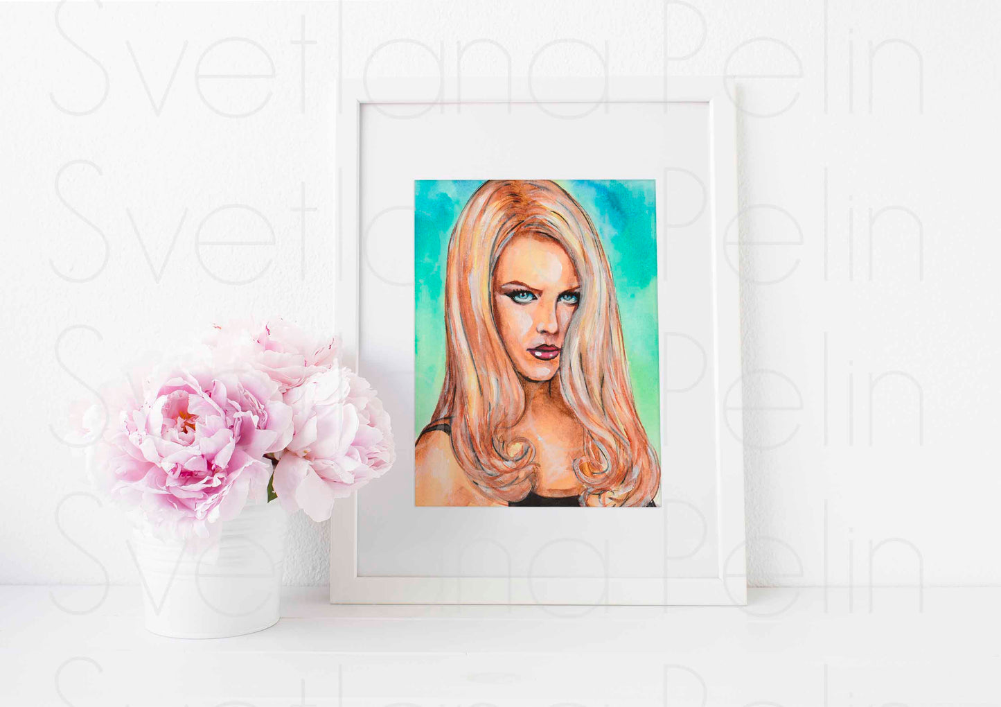 Nicole Kidman, ART PRINT Signed by Artist