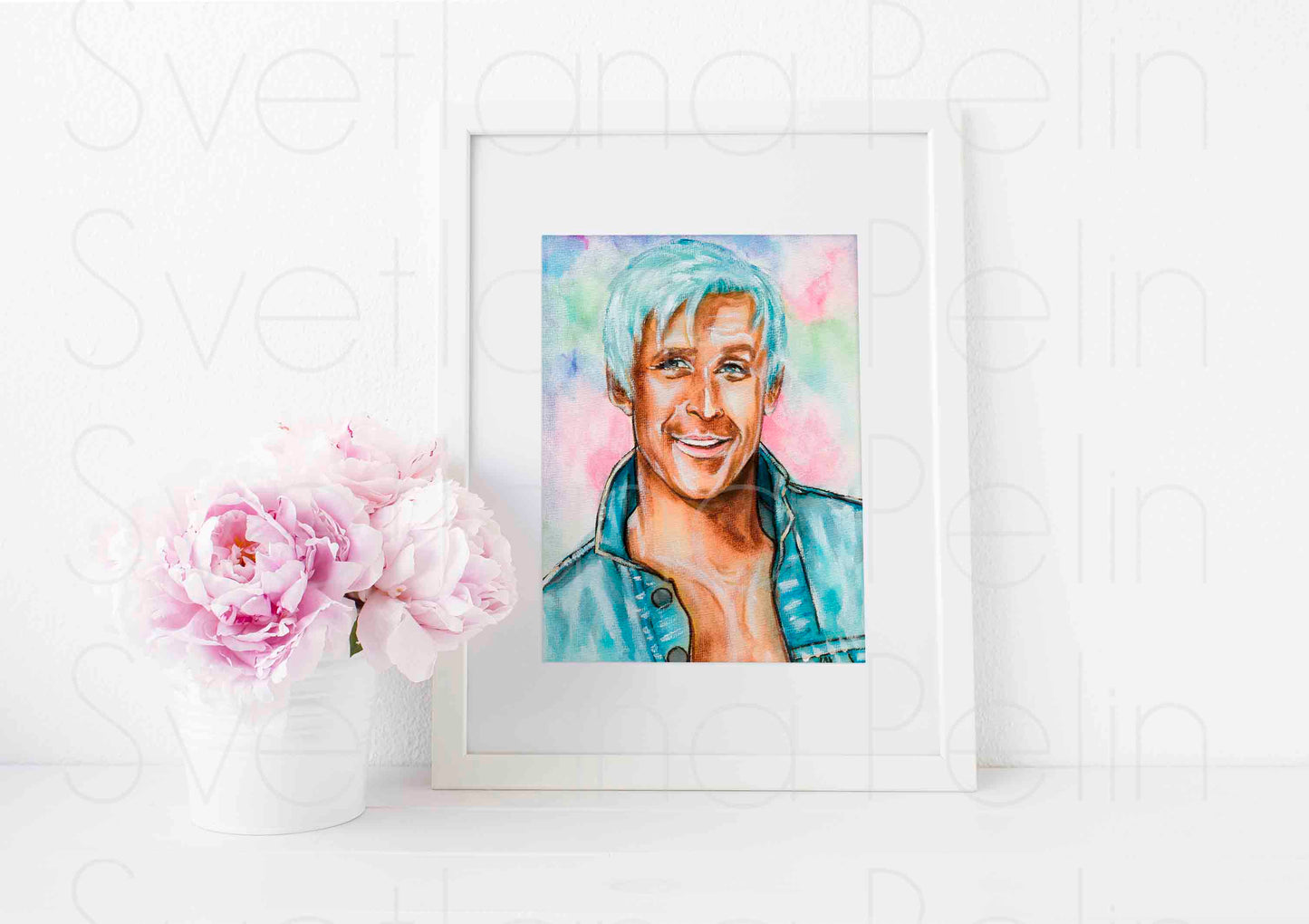 Ryan Gosling, ART PRINT Signed by Artist