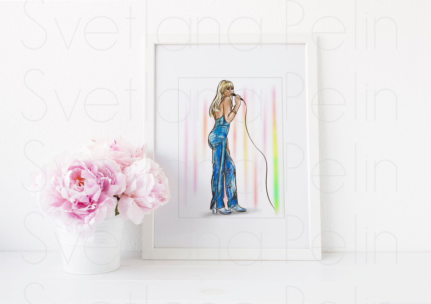 Agnetha AF, ART PRINT Signed by Artist