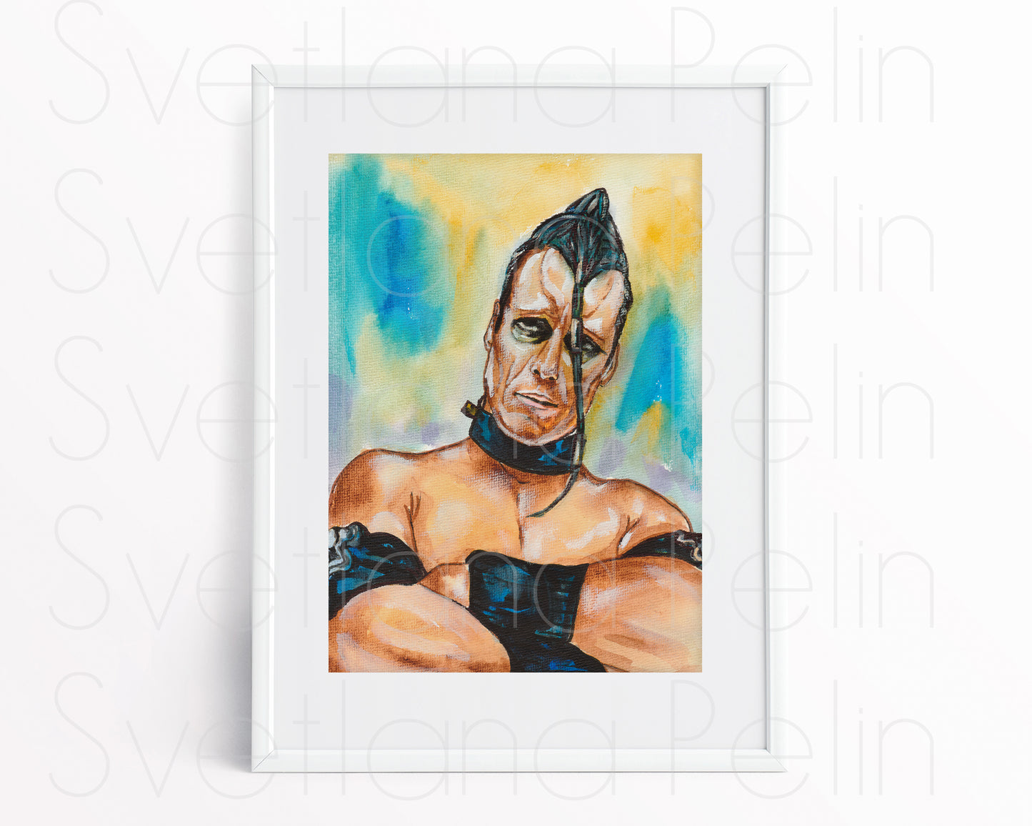 Doyle Wolfgang von Frankenstein, Misfits, ORIGINAL Watercolor Painting, Artwork by Svetlana Pelin