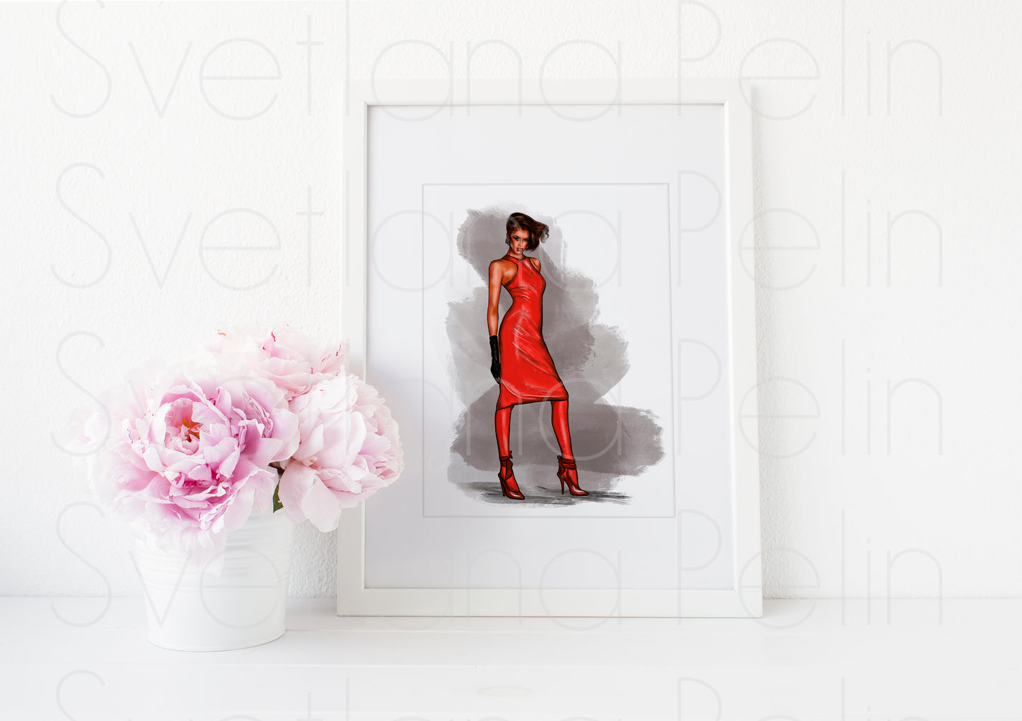 Kaia Gerber, ART PRINT Signed by Artist