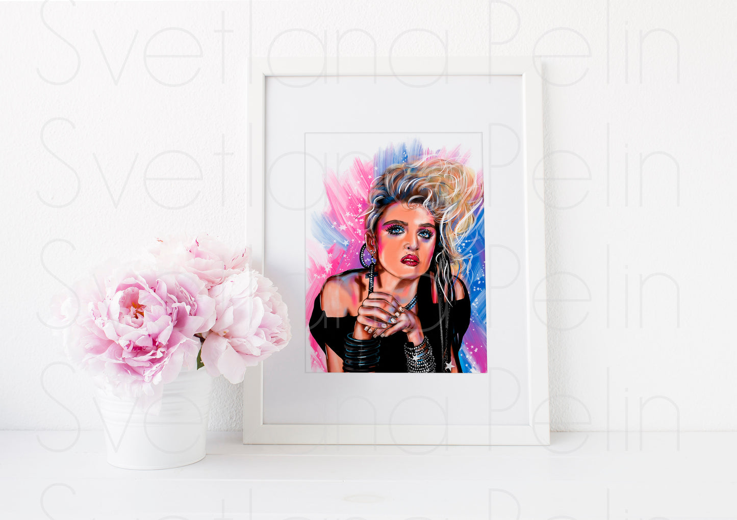 Madonna, ART PRINT Signed by Artist