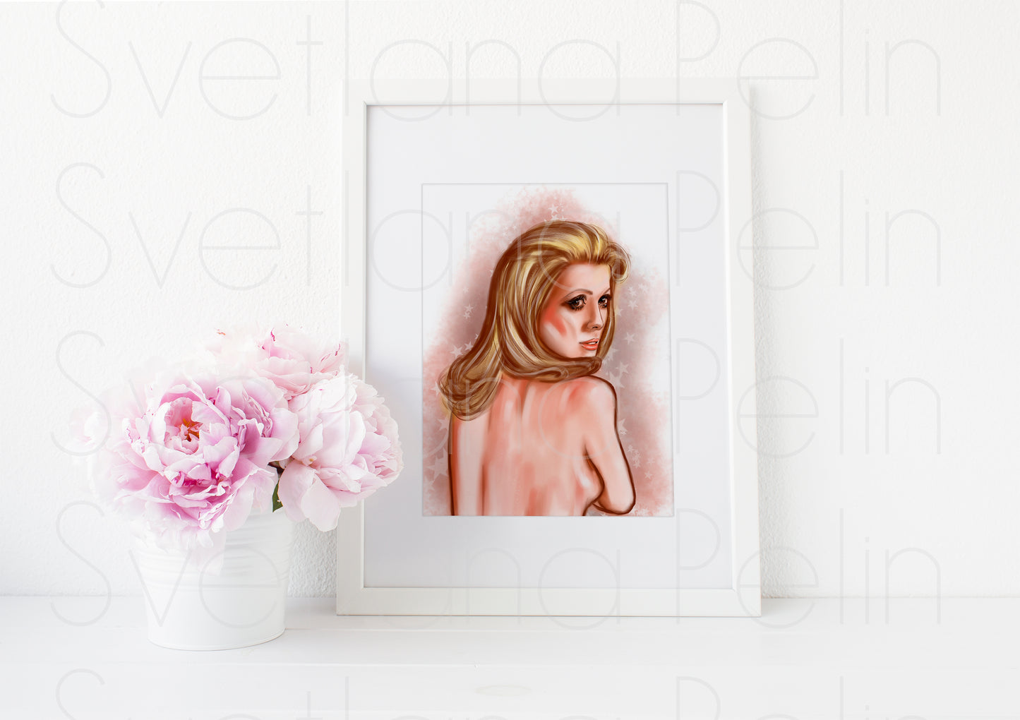 Catherine Deneuve, Belle De Jour, ART PRINT Signed by Artist
