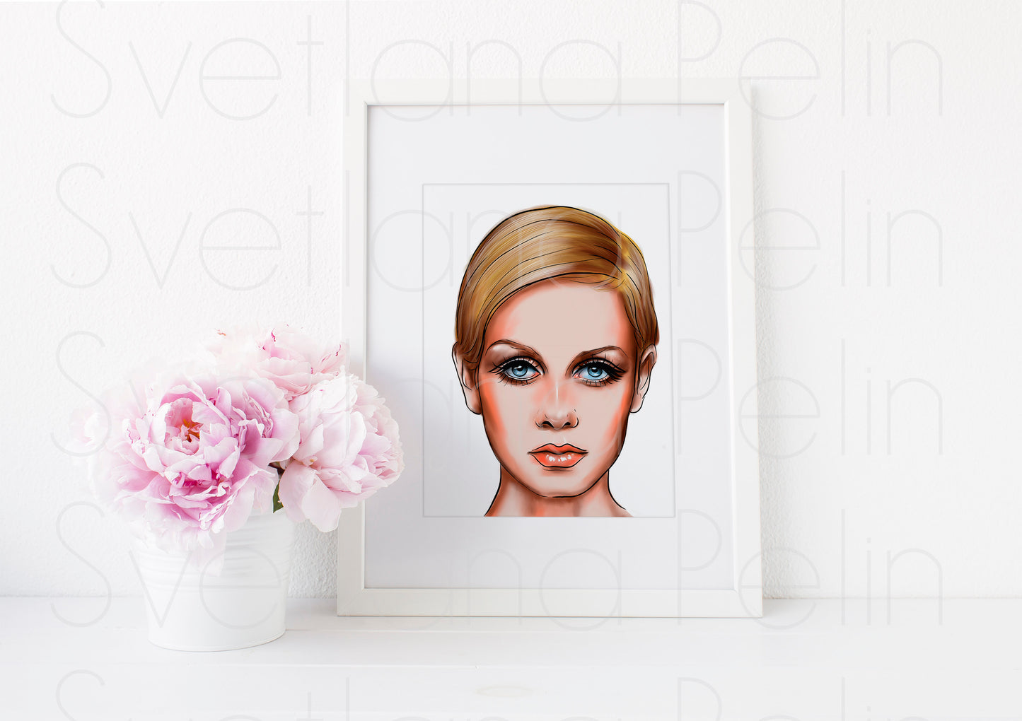 Twiggy, ART PRINT Signed by Artist
