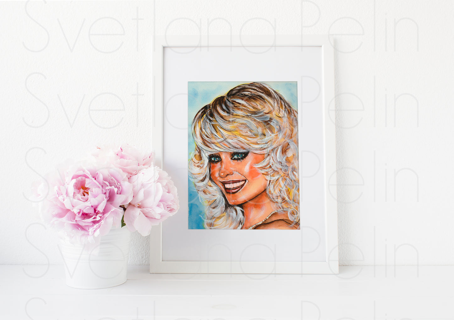 Farrah Fawcett, ART PRINT Signed by Artist