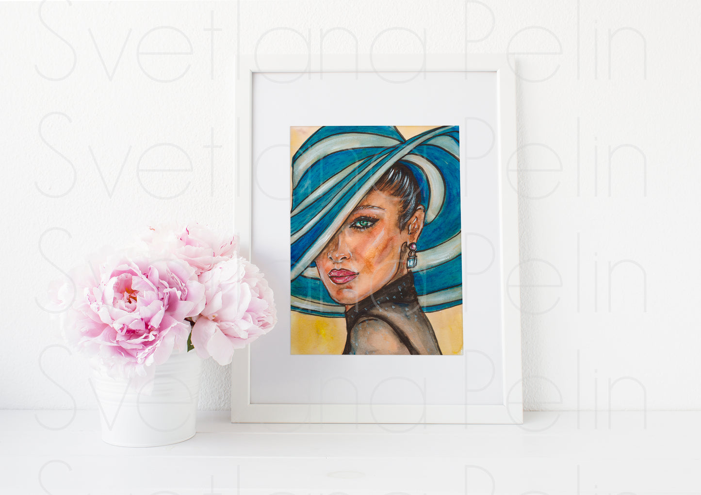 Bella Hadid, ART PRINT Signed by Artist
