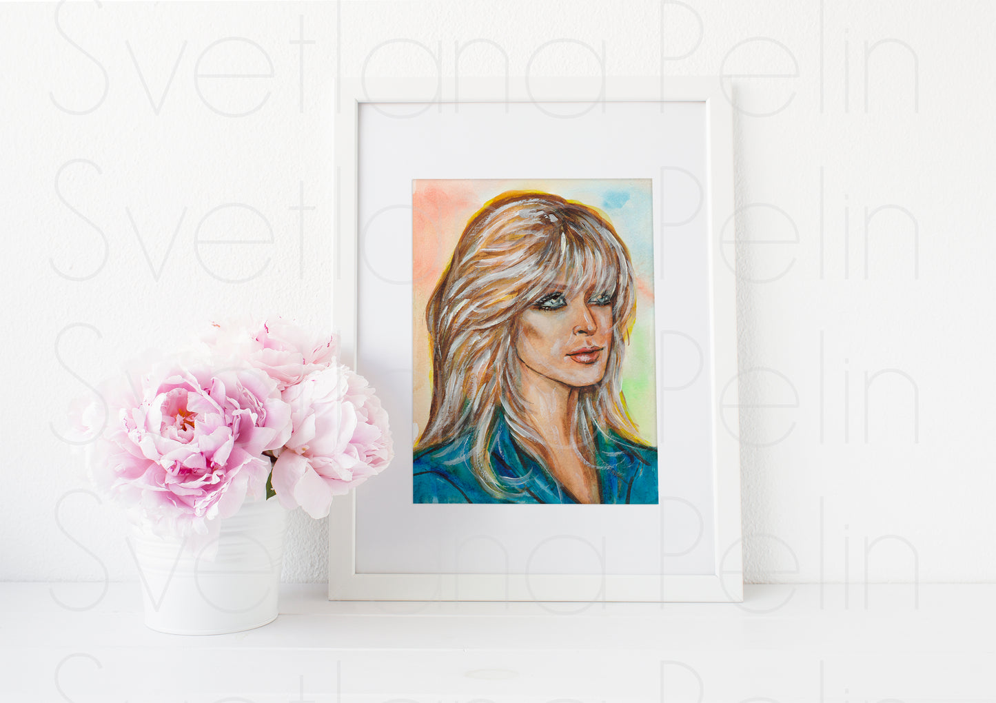 Farrah Fawcett, ART PRINT Signed by Artist