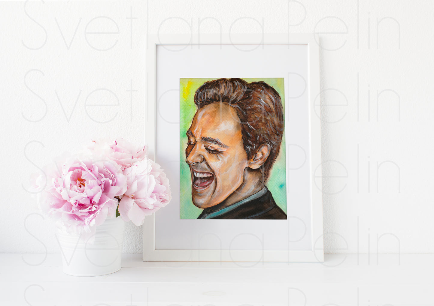Tom Hiddleston, ART PRINT Signed by Artist