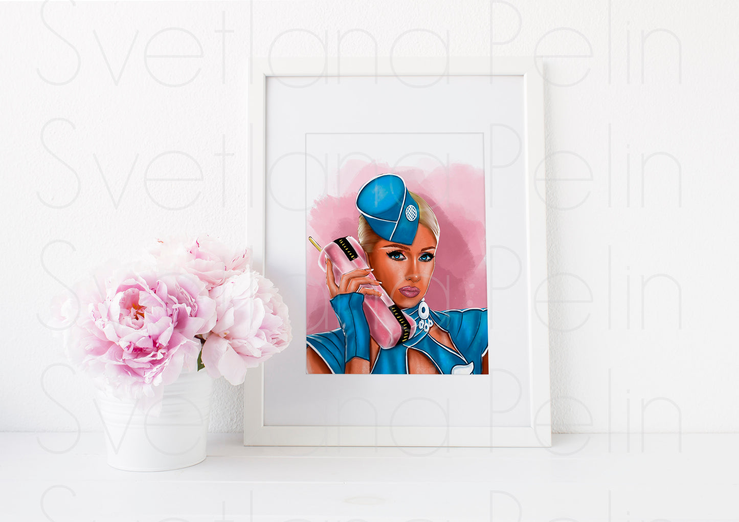 Paris Hilton, ART PRINT Signed by Artist