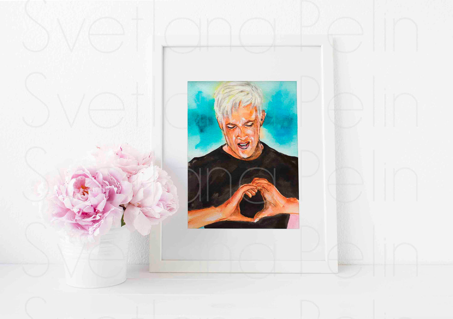 Ryan Gosling, ART PRINT Signed by Artist