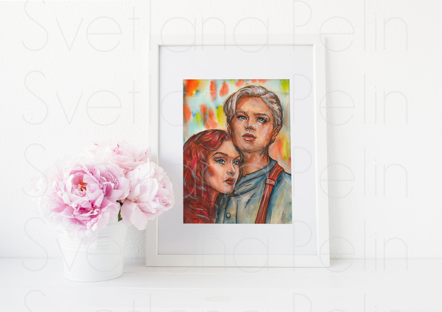 Kate Winslet, Leonardo DiCaprio, Titanic, ART PRINT Signed by Artist