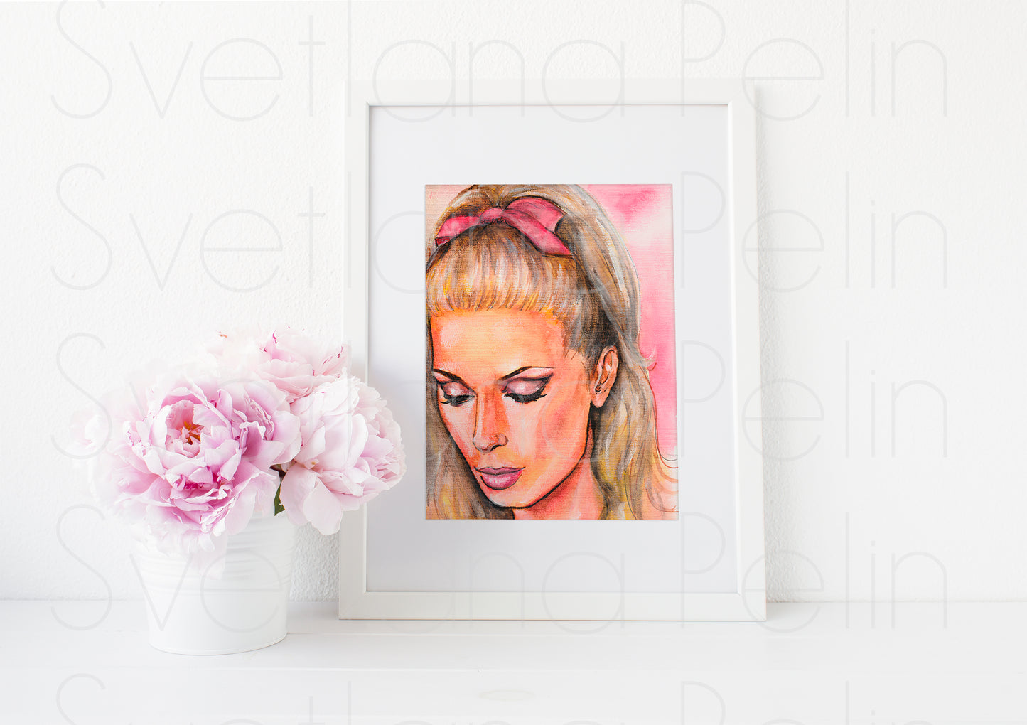 Catherine Deneuve, ART PRINT Signed by Artist