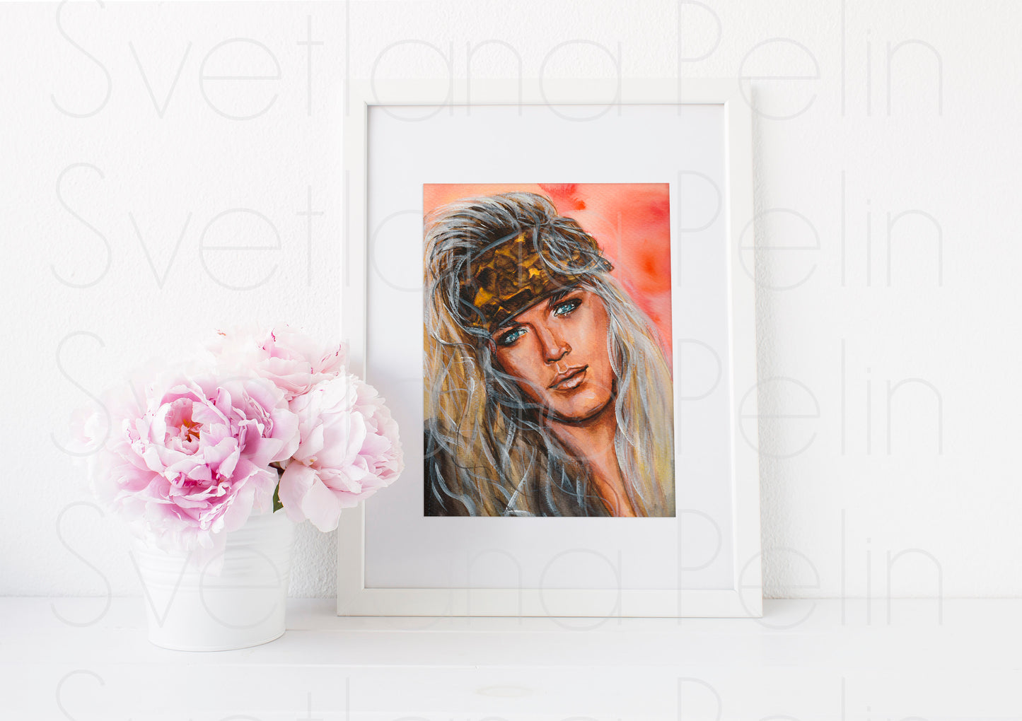 Poison, Bret Michaels, ART PRINT Signed by Artist