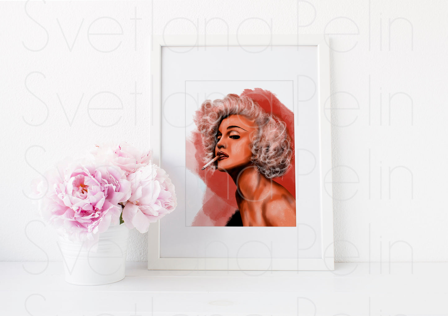 Madonna, ART PRINT Signed by Artist