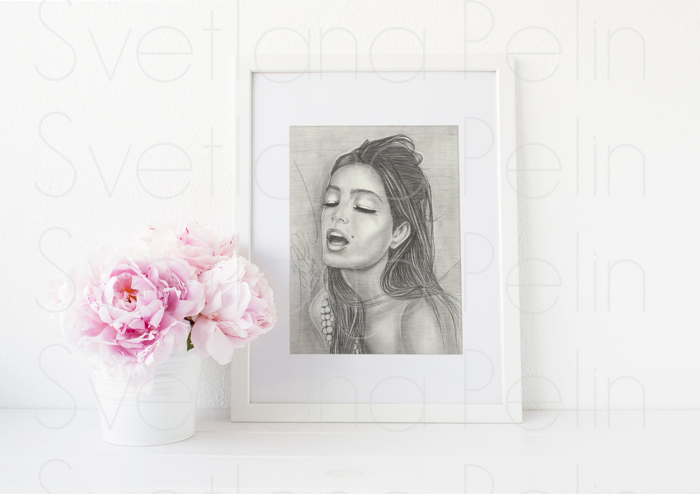 Cindy Crawford, ART PRINT Signed by Artist
