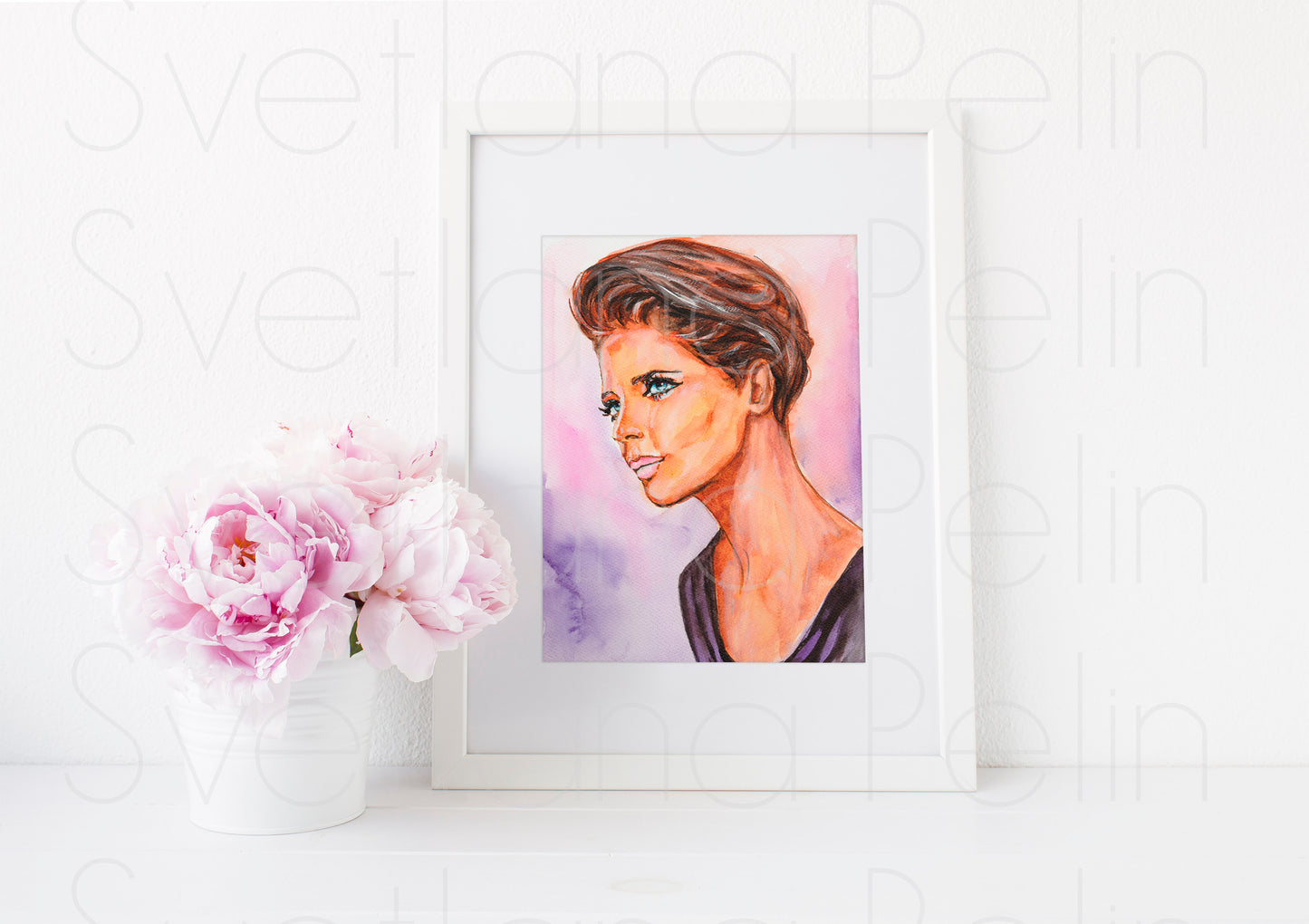 Isabella Rossellini, ART PRINT Signed by Artist